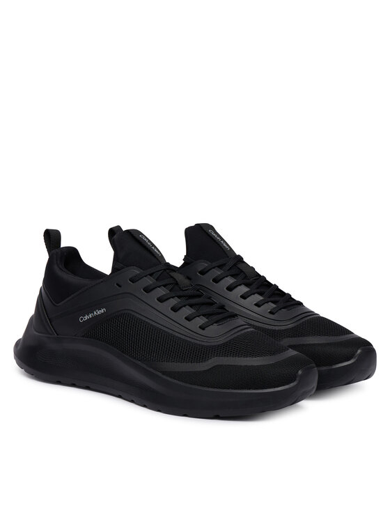 Calvin Klein Sneakersy Calvin Klein Light Eva Run Lace Sock Mm HM0HM02164 Černá