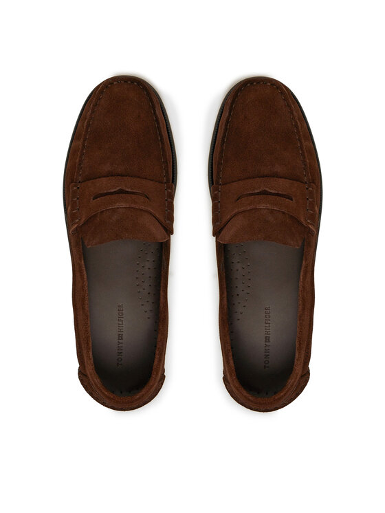 Tommy Hilfiger Mocasines Tommy Hilfiger Classic Hilfiger Suede Loafer FM0FM05363 Marrón