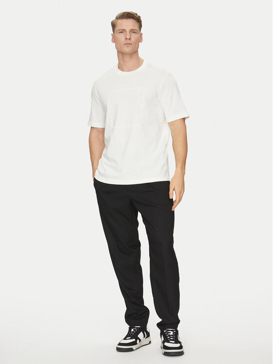 Armani Exchange Armani Exchange Футболка 6DZTLN ZJ9JZ 1116 Білий Regular Fit