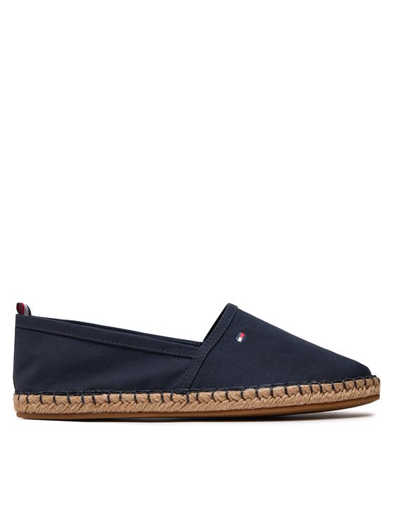 Tommy Hilfiger Espadrillas Tommy Hilfiger Basic Tommy Flat Espadrille FW0FW06497 Blu scuro