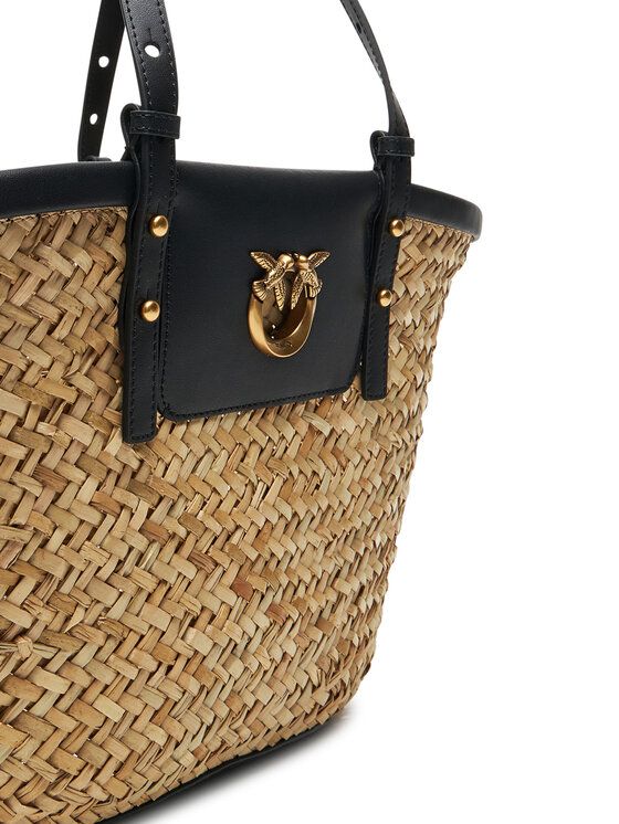 PINKO Kabelka PINKO Love Summer Basket PE 25 PLTT 103324 A1RL Béžová