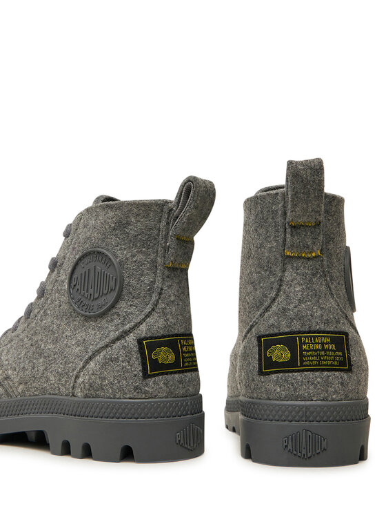 Palladium Outdoorová obuv Palladium Pampa Hi Merino 74377-027-M Sivá