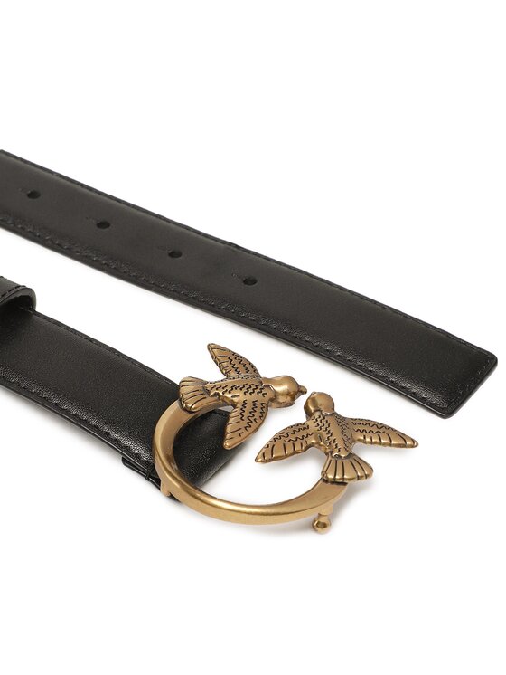 PINKO Ремінь PINKO Love Berry H3 Belt PE 23 PLT01 100125 A0F1 Чорний