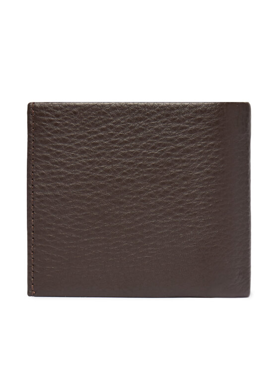 Tommy Hilfiger Портфейл Tommy Hilfiger Th Corp Cc Flap And Coin AM0AM14780 Тъмнокафяв