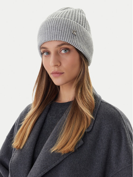 Calvin Klein Căciulă Calvin Klein Ck Metal Wool Beanie LV04D8032G Gri