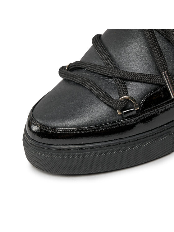 Inuikii Śniegowce Inuikii Gloss Wedge 75203-007 Czarny