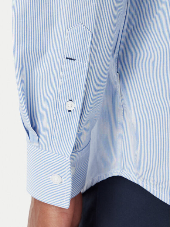 Beverly Hills Polo Club Beverly Hills Polo Club Camisa P-SS26M-BRASS Azul Regular Fit