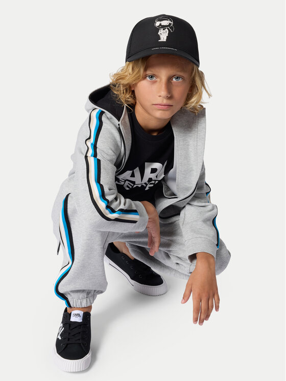 Karl Lagerfeld Kids Karl Lagerfeld Kids Camiseta Z31098 S Negro Regular Fit