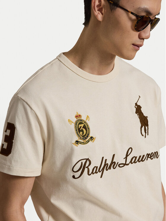 Polo Ralph Lauren Polo Ralph Lauren Camiseta 710B20010001 Crema Regular Fit