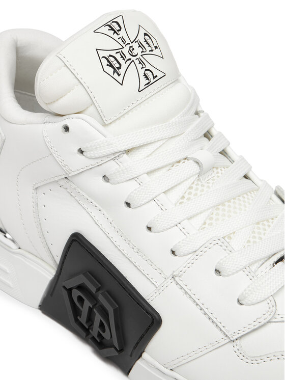 PHILIPP PLEIN Снікерcи PHILIPP PLEIN FAES USC0824 PLE075N Білий
