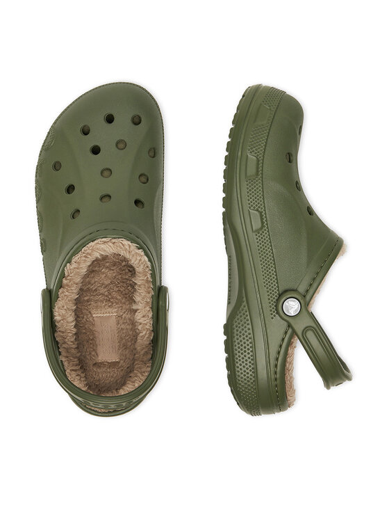 Crocs Шльопанці Crocs C-BAYA LINED CLOG 205969-3TC Зелений