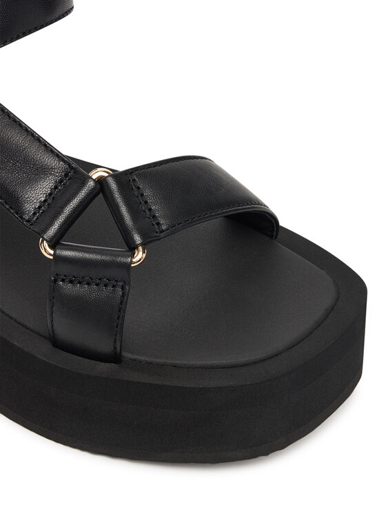 Tory Burch Сандали Tory Burch Mellow Platform Sandal 166402 Черен