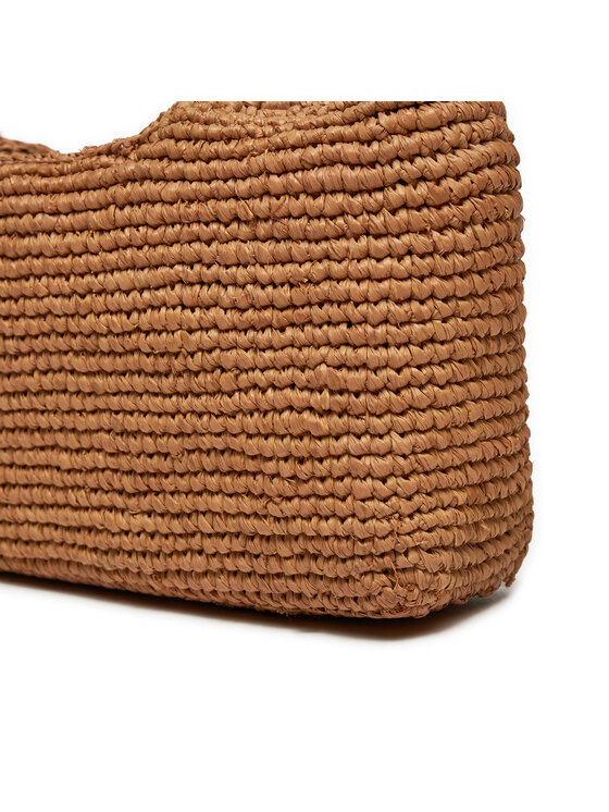 Manebi Ročna torba Manebi Halfmoon Bag V 2.2 DH Rjava