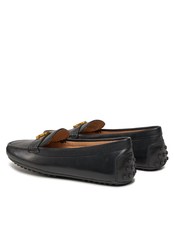 LAUREN RALPH LAUREN Mokasīni Lauren Ralph Lauren Barnsburry 802925635001 Melns