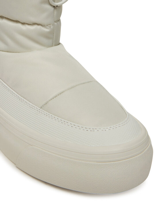 Calvin Klein Sniega zābaki Calvin Klein Vulc Flatf Snowboot Nylon Mix Mg YW0YW01977 Balts