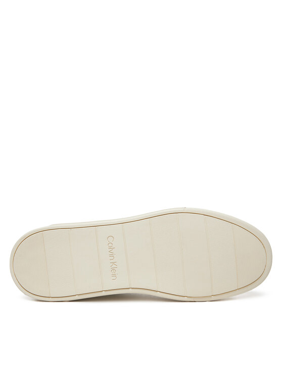Calvin Klein Sneakersy Calvin Klein Low Top Lace Up Logo HM0HM01653 Bílá