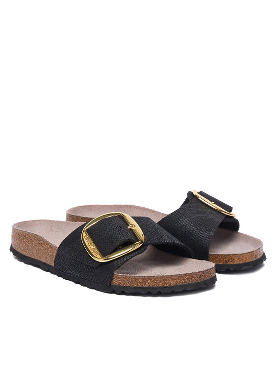 Birkenstock Шльопанці Birkenstock Madrid Big Buckle 1032965 Чорний