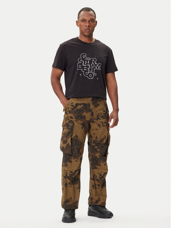 G-Star Raw G-Star Raw Camiseta HD Print D26824-D975 Negro Regular Fit