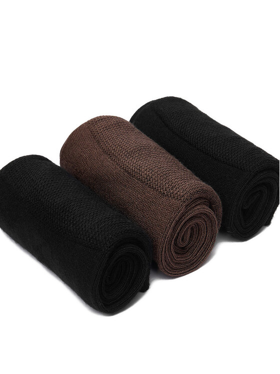 GINO ROSSI Dlouhé ponožky GINO ROSSI CEO_AS_GR_01_W_AW26 (3-PACK). Černá