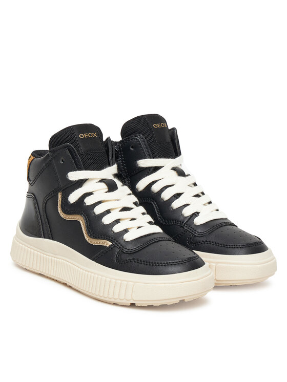 Geox Sneakersy Geox J Laquinny J56M3B 05402 C0531 S Čierna