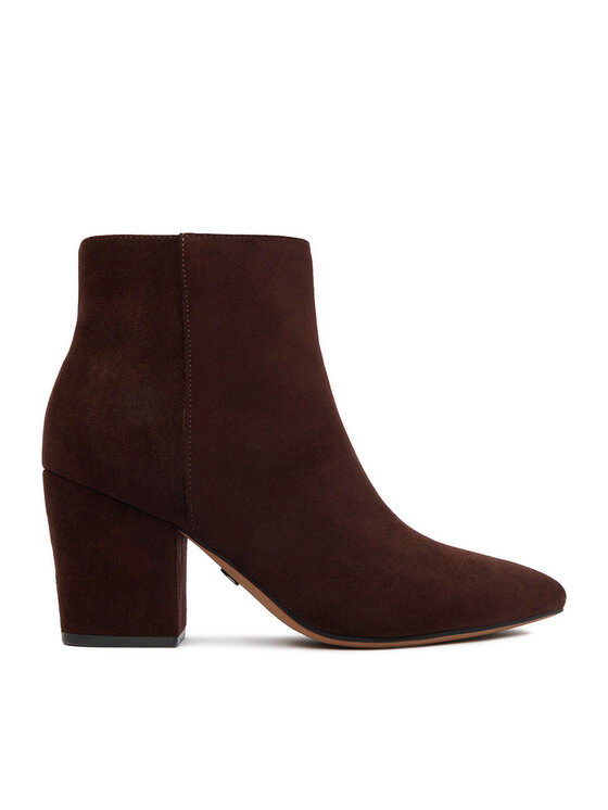 Nine West Členková obuv Nine West CEO-ZAKIA-01 Tmavo hnedá