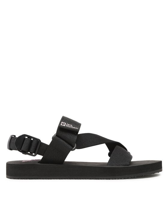 Jack Wolfskin Sandále Jack Wolfskin Urban Entdeckung Belt Sandal W 4056801 Čierna
