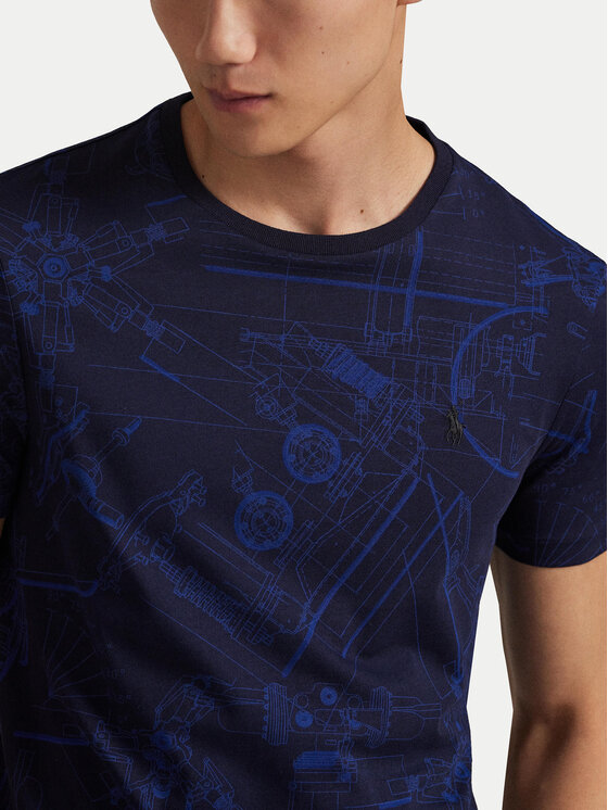 Polo Ralph Lauren Polo Ralph Lauren Camiseta 710P04019001 Azul marino Custom Slim Fit