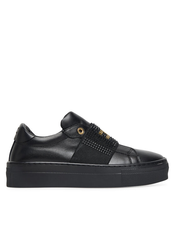 Elisabetta Franchi Снікерcи Elisabetta Franchi Low Cut Velcro F4A9-E0355-1251 S Чорний