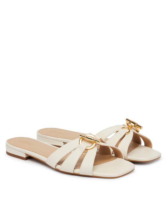LAUREN RALPH LAUREN Şlapi LAUREN RALPH LAUREN Blaike 802982875007 Alb