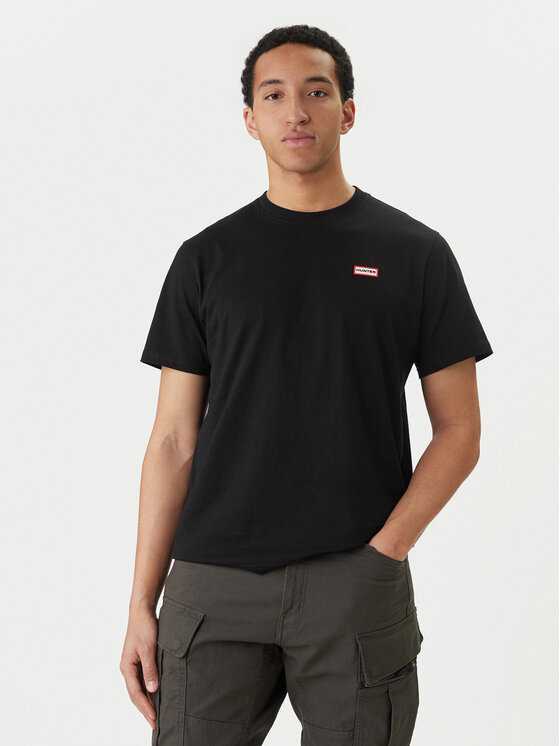 Hunter Hunter T-shirt Essentials HARM0085252 Crna Regular Fit