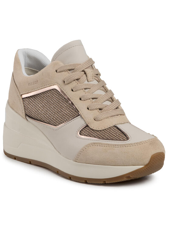 Geox Sneakers Geox D Zosma A D028LA 0AS22 C2217 Beige