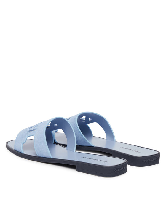 KARL LAGERFELD Шльопанці KARL LAGERFELD Skoot III KL80407C Голубий