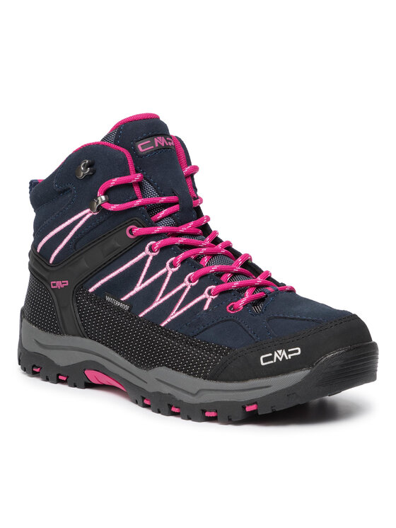 CMP Turistiniai batai CMP Kids Rigel Mid Trekking Shoes Wp 3Q12944J Tamsiai mėlyna