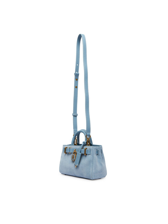 Tommy Hilfiger Táska Tommy Hilfiger American Icon Micro Tote Suede AW0AW18853 Kék