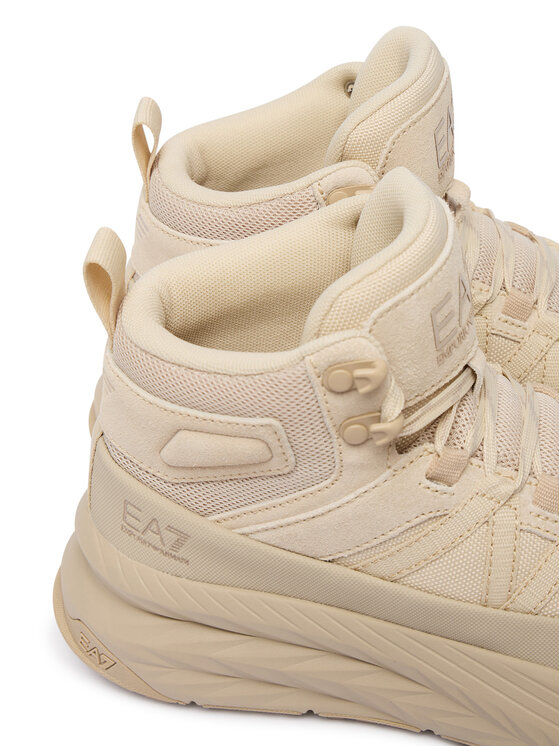 EA7 Emporio Armani Sneakersy EA7 Emporio Armani Stivale 7X000299 AF18450 MZ244 Béžová