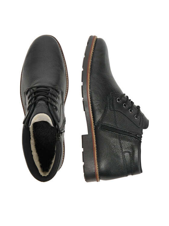 Rieker Šnurovacia obuv Rieker CEO-15339-00 Čierna