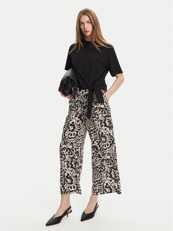 ViCOLO ViCOLO Marškinėliai UD0043 Juoda Regular Fit