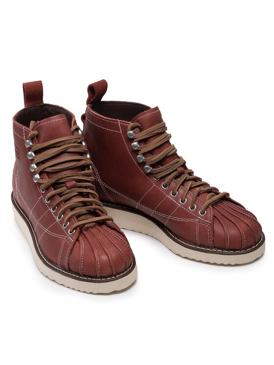 adidas Снікерcи adidas Superstar Boot FZ2642 Бордовий