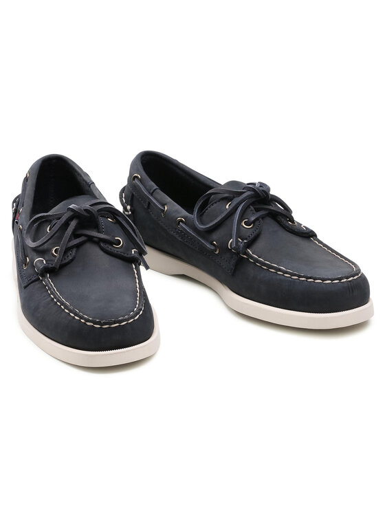 Sebago Mokasyny Sebago Docksides Portland Crazy H 70015H0 Granatowy