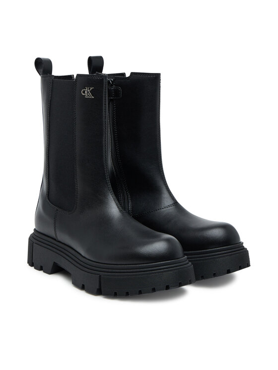 Calvin Klein Μπότες Calvin Klein Tronchetto V4A5-83137-1355 S Μαύρο