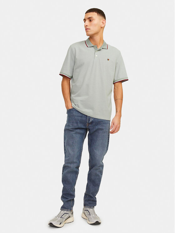 Jack & Jones Jack & Jones Поло Bluwin 12169064 Сірий Regular Fit