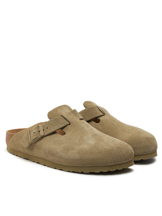 Birkenstock Klapki Birkenstock Boston Leve 1025844 Zielony