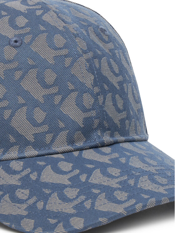 Calvin Klein Kapa s šiltom Calvin Klein Aop 6 Panel Baseball Cap LV04K5058G Modra