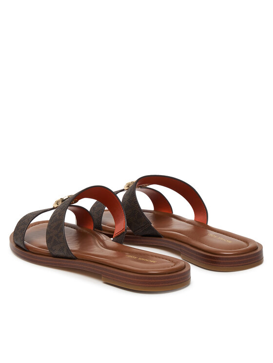 MICHAEL Michael Kors Шльопанці MICHAEL Michael Kors Ering Flat 40S6ERFS2B Коричневий