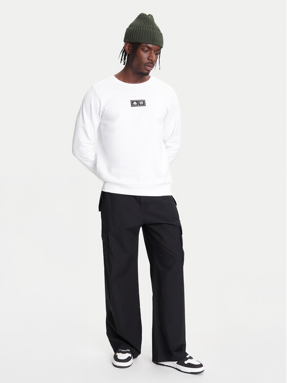 Kappa Kappa Felpa Authentic Nymphe 321Y1MW Bianco Comfort Fit