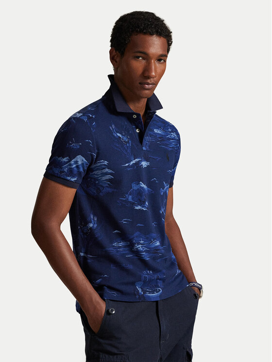 Polo Ralph Lauren Polo Ralph Lauren Polo 710P04012001 Azul marino Custom Slim Fit