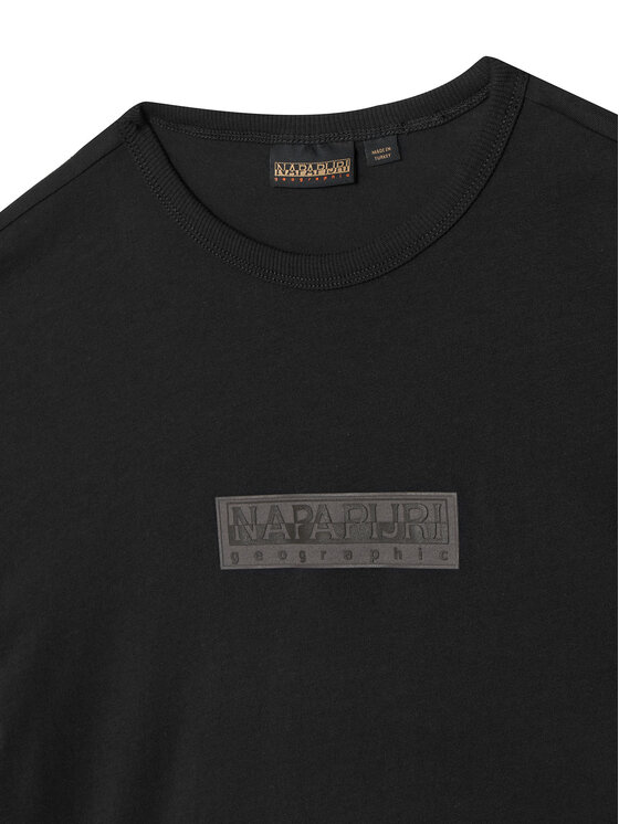 Napapijri Napapijri Camiseta S-New Box Logo NP0A4IFY Negro Loose Fit