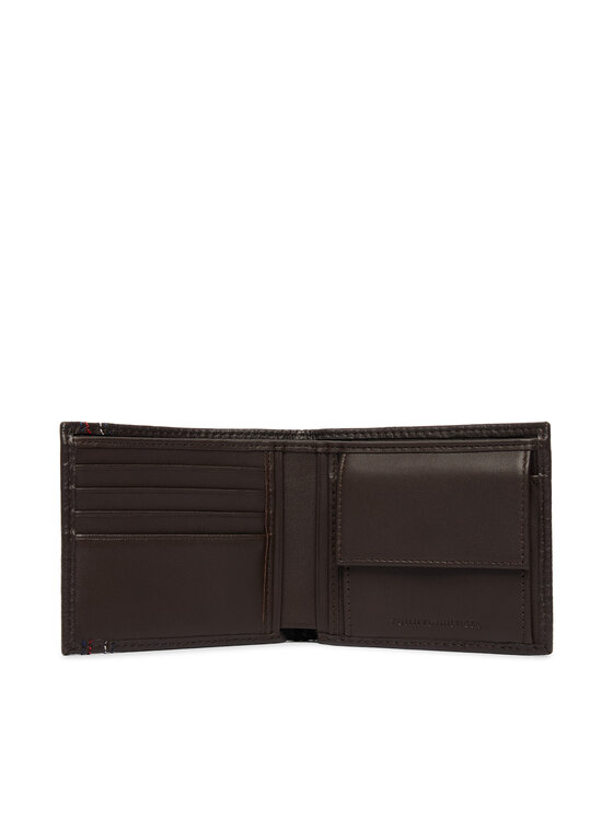 Tommy Hilfiger Portafoglio Tommy Hilfiger Th Central Cc & Coin AM0AM14233 Marrone