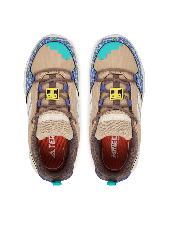 adidas Трекінгові черевики adidas Minecraft Terrex Ax4R Hiking JR1298 Бежевий