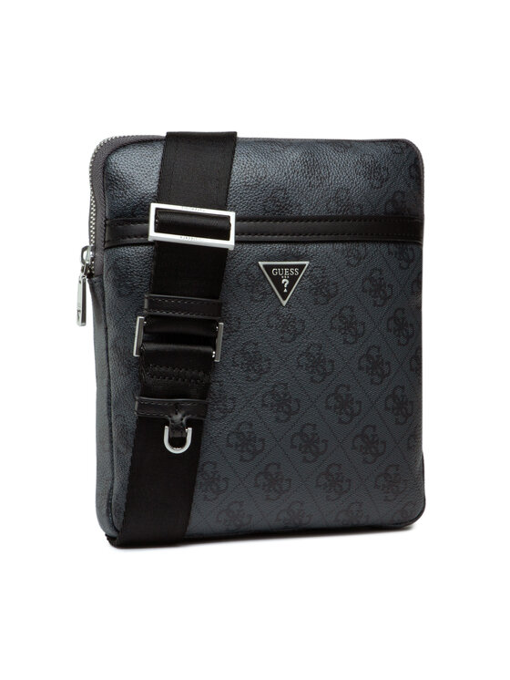 Guess Плоска сумка Guess Vezzola Smart Crossbody Flat HMEVZL P2223 Чорний